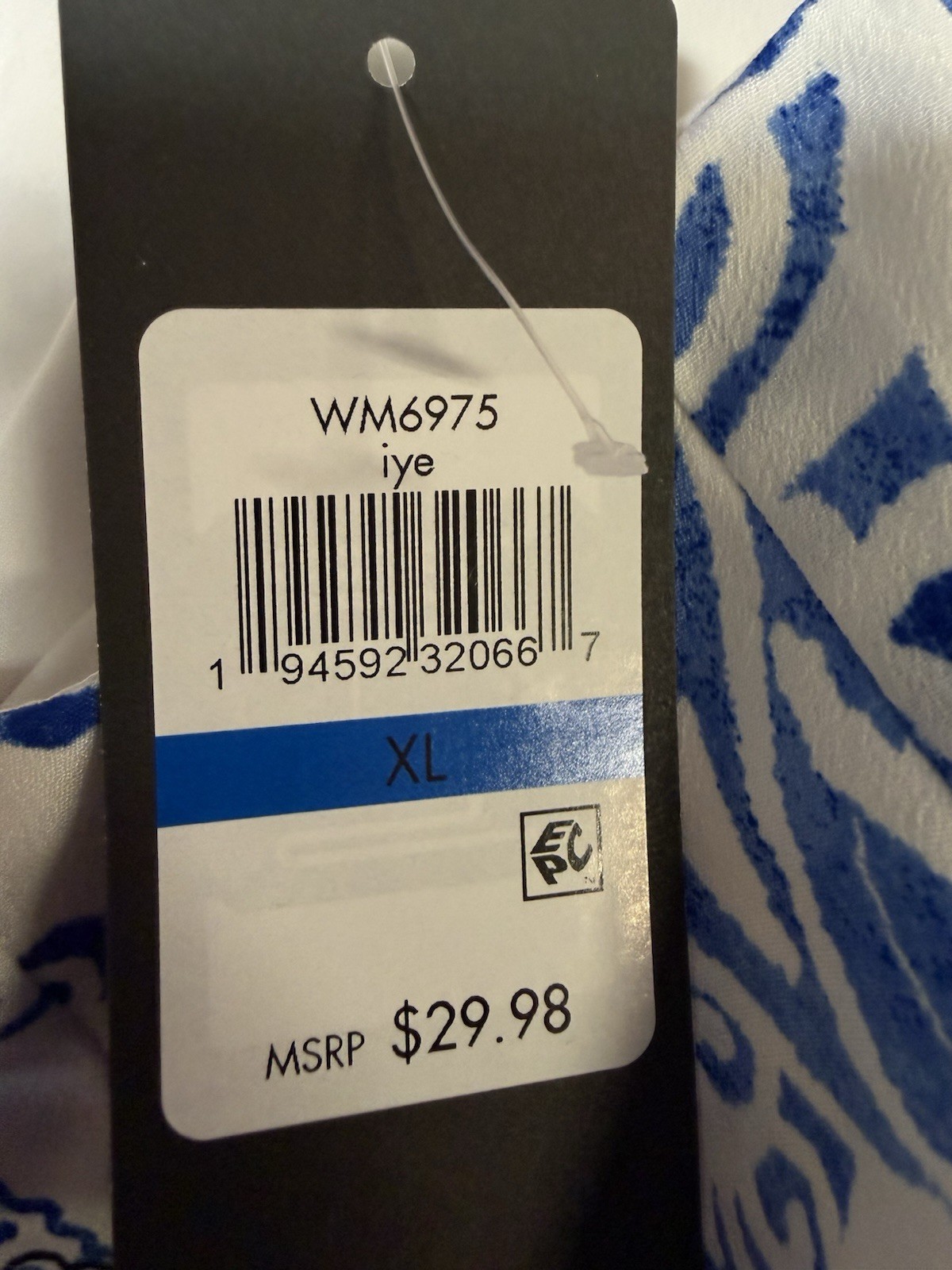 💙 Falling Flowers Blue & White Halter Dress | NWT | Size XL