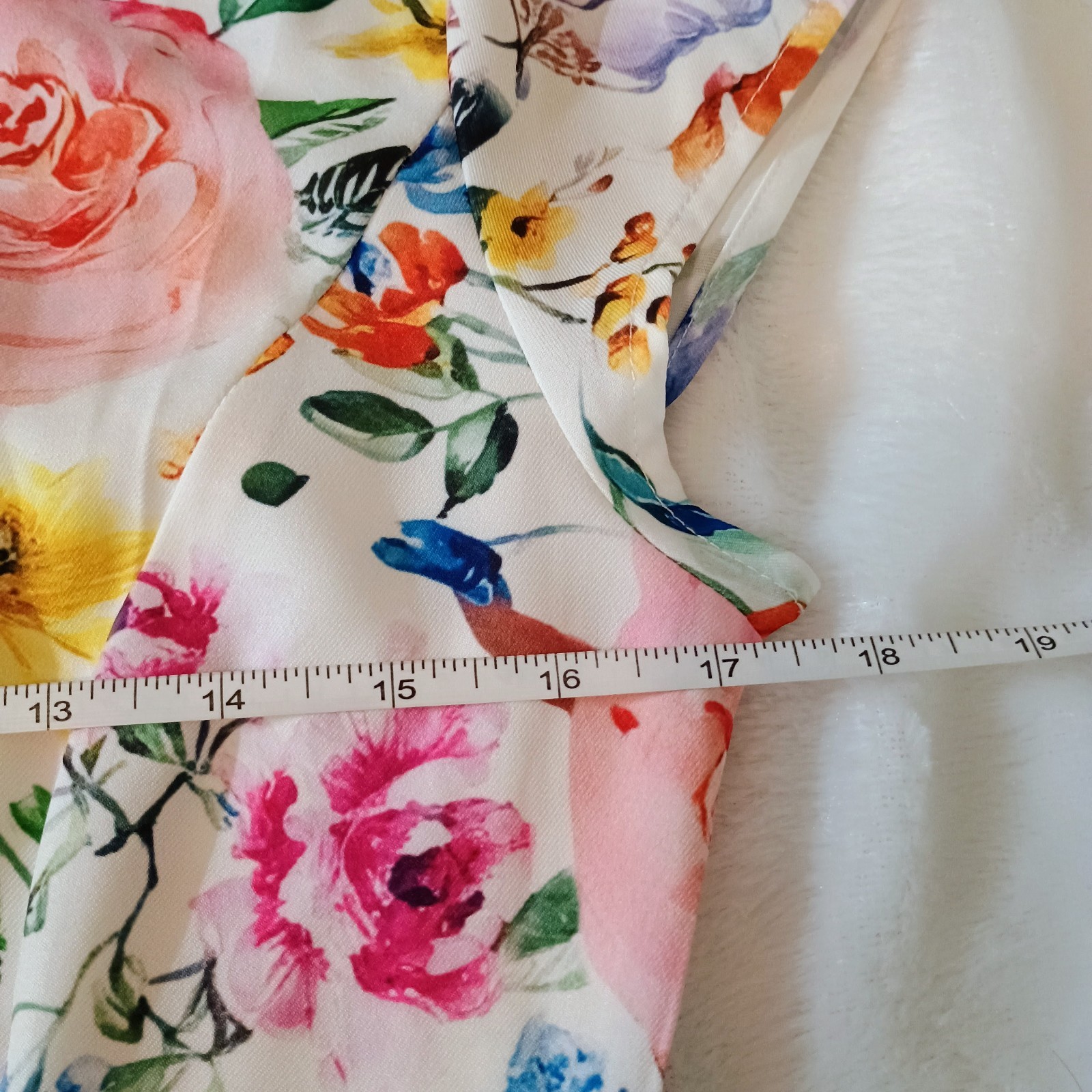 Mod Boutique Colorful Flower Mini Shift Dress Small Unique Boho Chic Spring