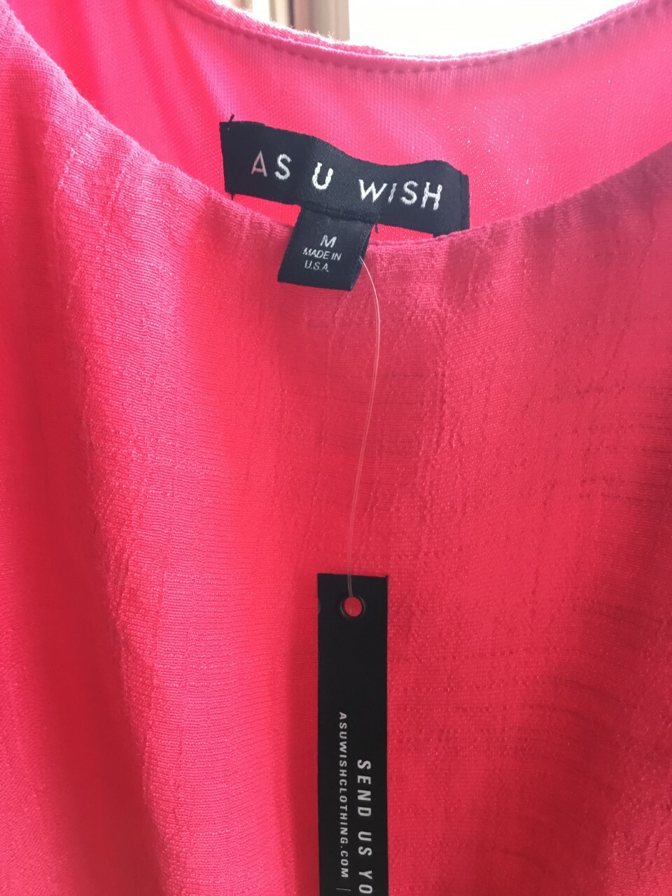 As U Wish, fun for summer dress, soft fabric