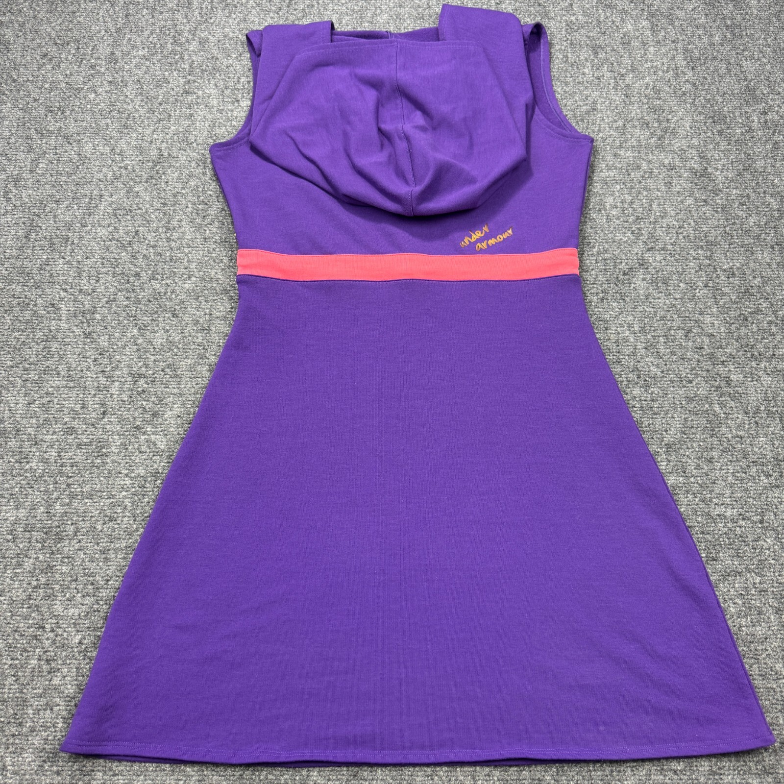Under Armour Cover Up Womens Extra Small Purple Hoodie Tunic Coverup Dress