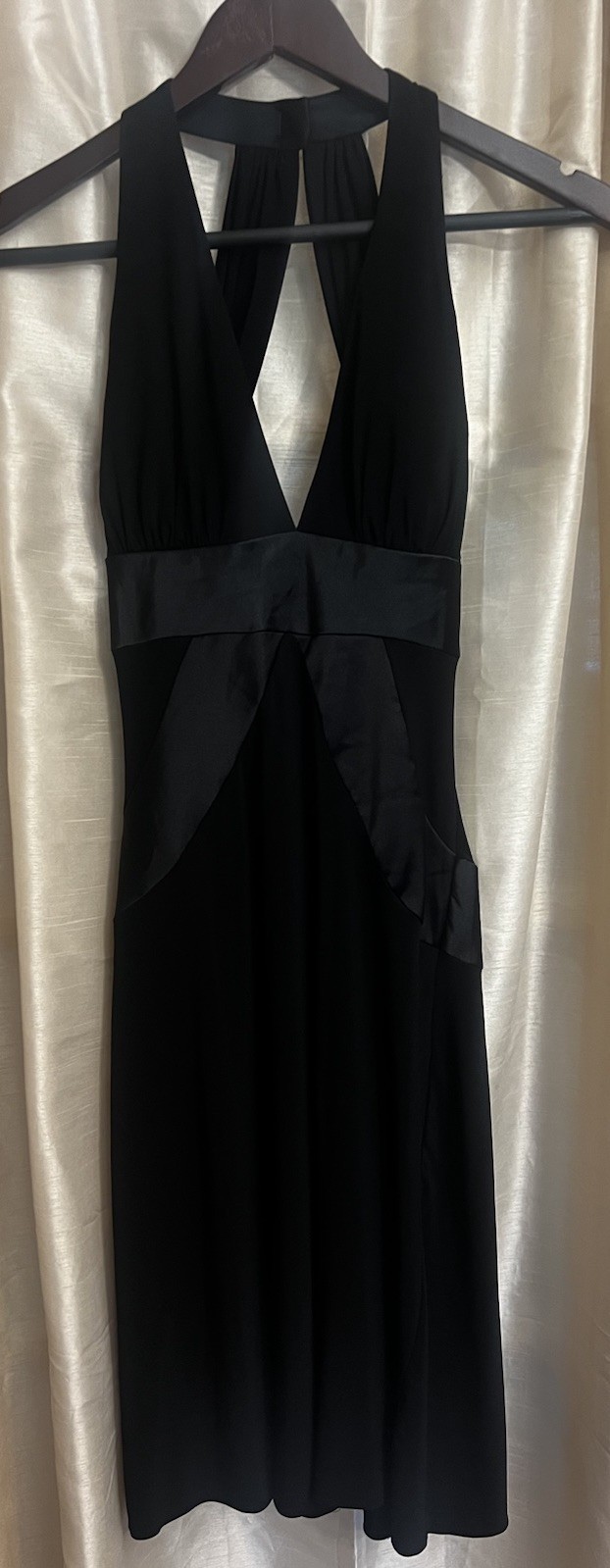 Morgan Co Y2K S Little Black Dress Babydoll Halter Whimsygoth Pleated Skirt. Z