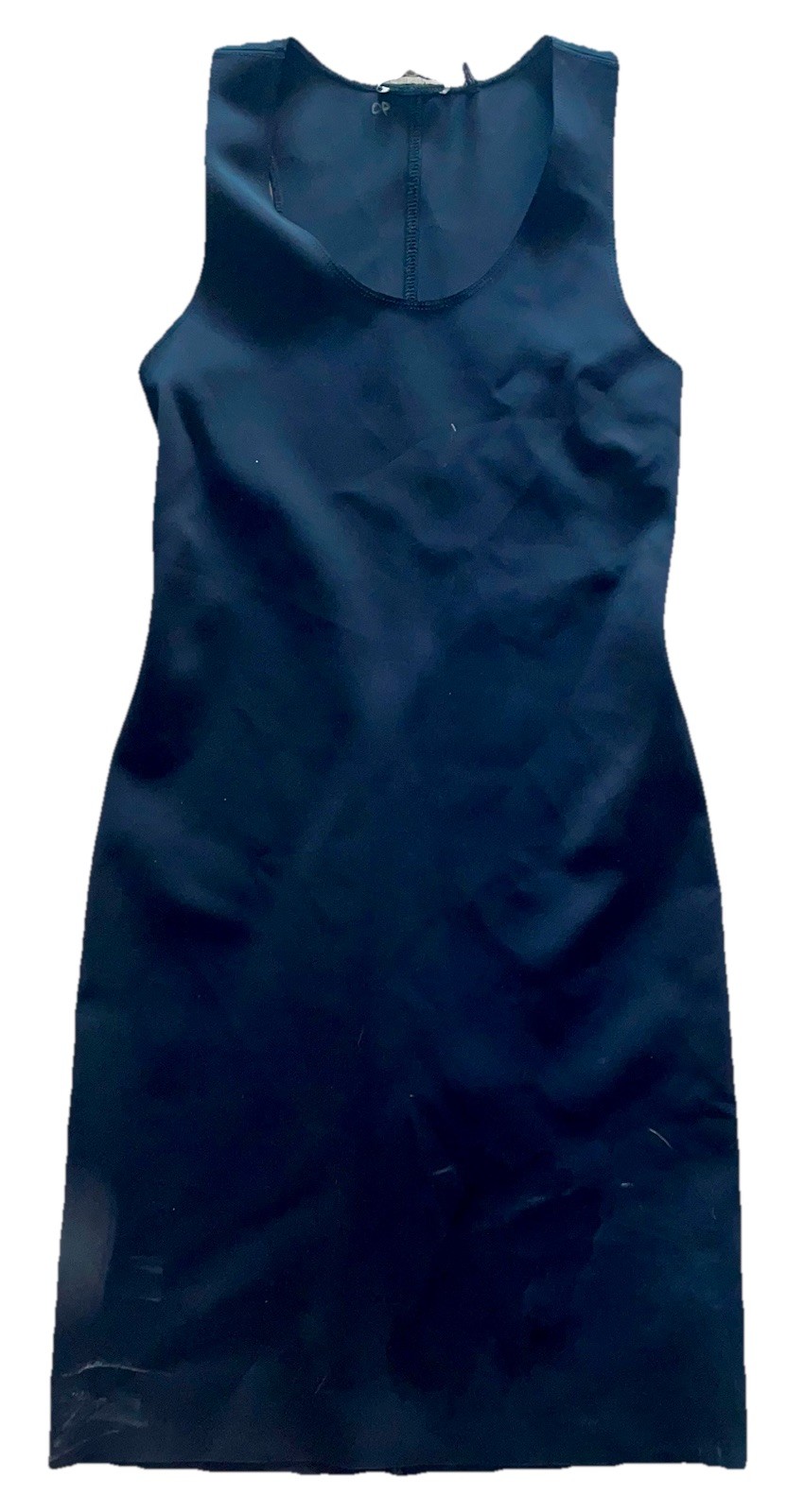 Helmut Lang Technical Neoprene Scuba Sleeveless Tank Dress Black Small