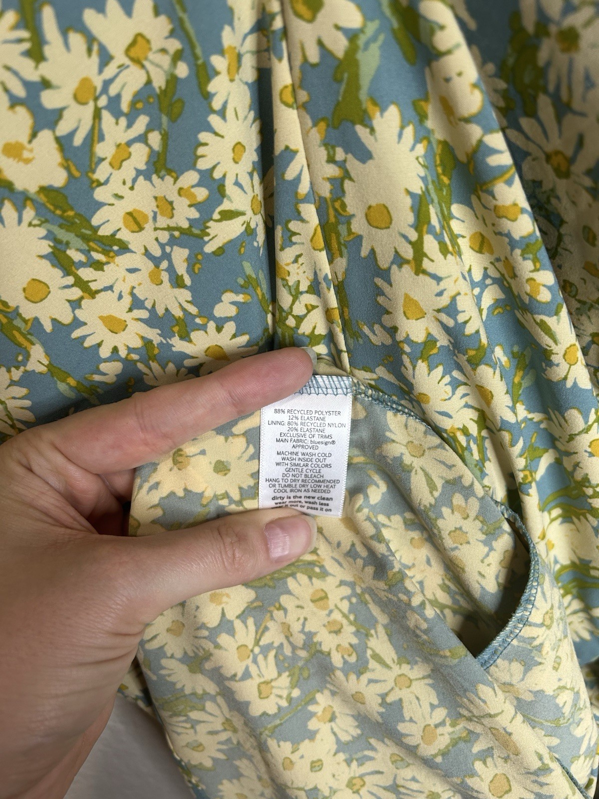 Toad&Co Sunkissed Skort Dress Medium Daisy Floral Built In Shorts Spring 2025