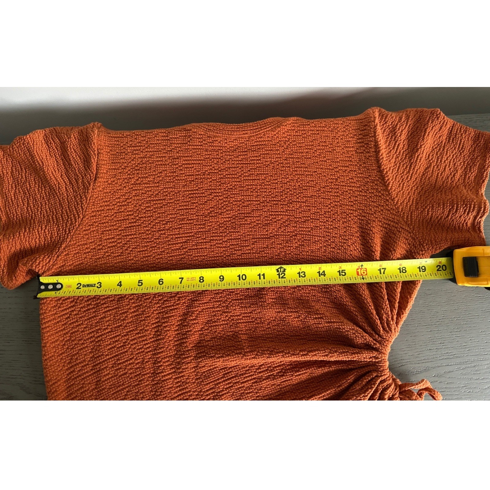 And Now This Womens 2X Rust Orange Side Tie Cinch Sheath Dress Plus Size
