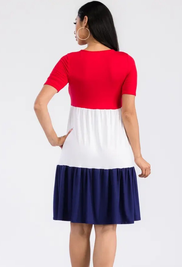 Red White & Blue Dress
