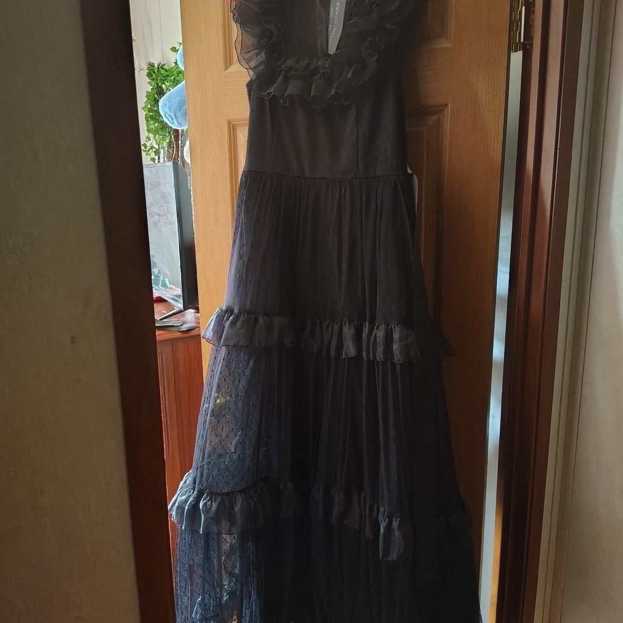 Dolls Kill Widow Wednesday Adams Style Dress Deadstock