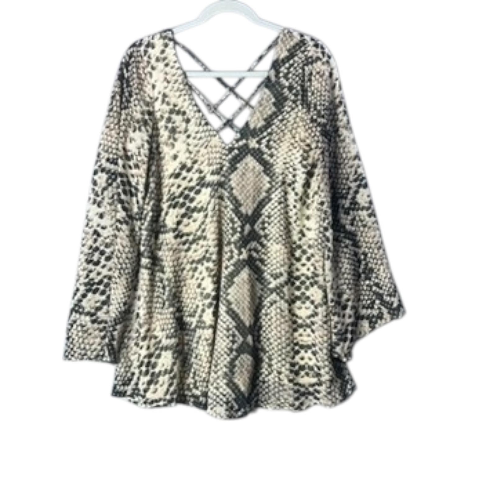 Show Me Your MuMu Joni Flow Python Print Mini Dress Size X-Small