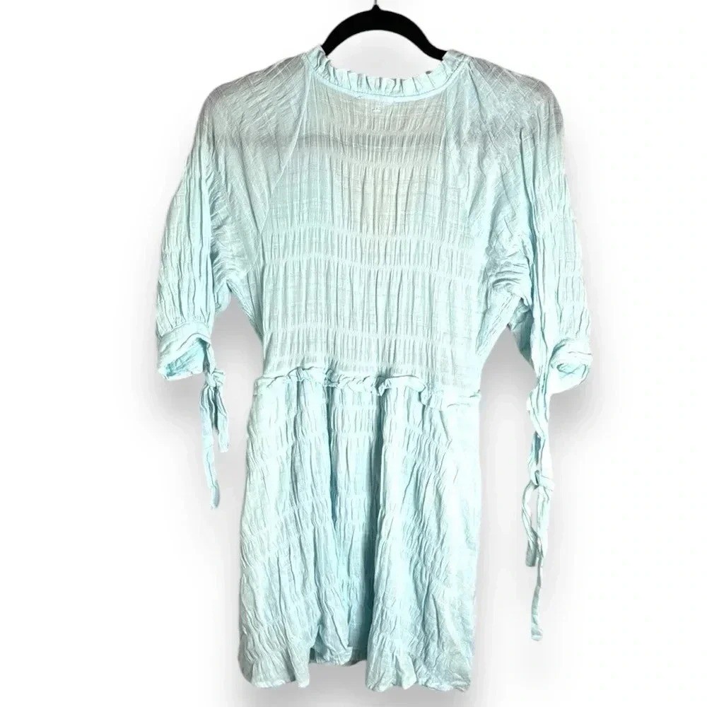 Lovers + Friends Finnegan Dress Light Blue Size XS Coquette Feminine