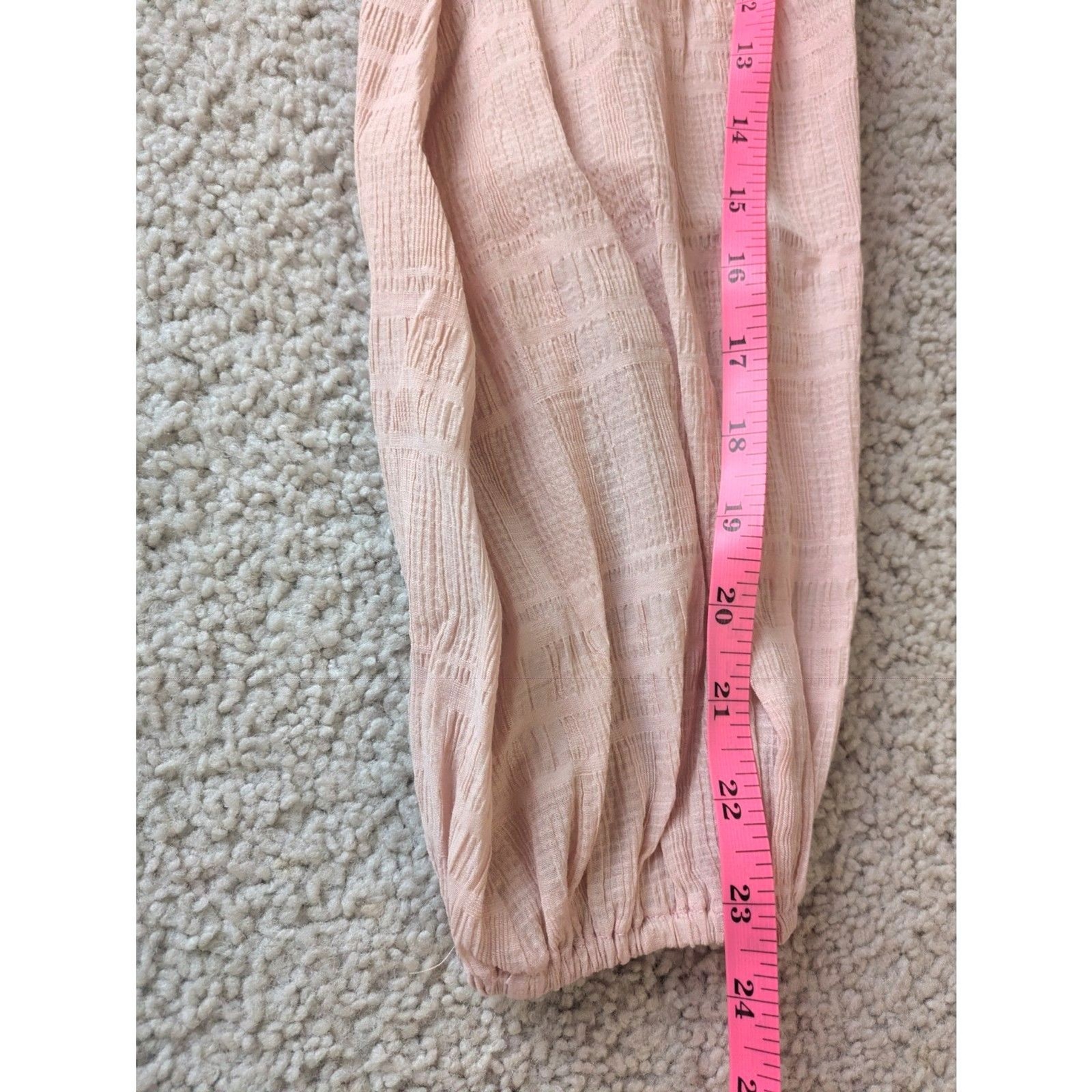 Tularosa Revolve Ryland Pink Long Sleeve Mini Dress Sz S