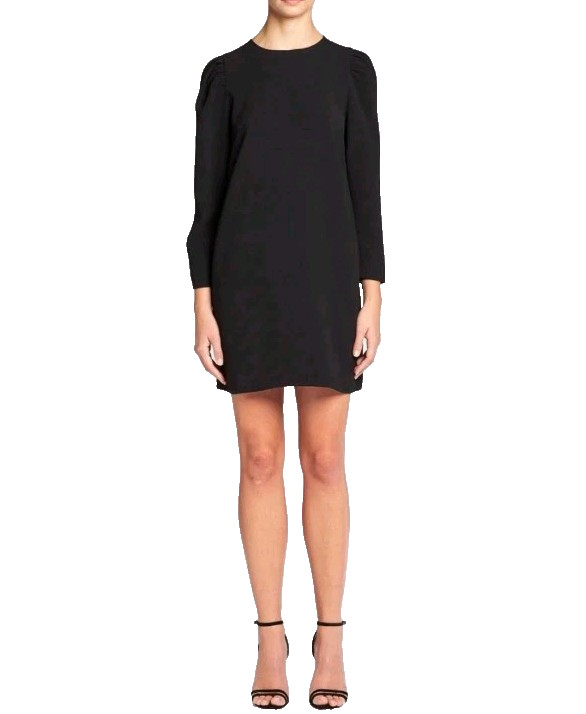 Brochu Walker Bray Dress Black Onyx M Women Long Sleeve