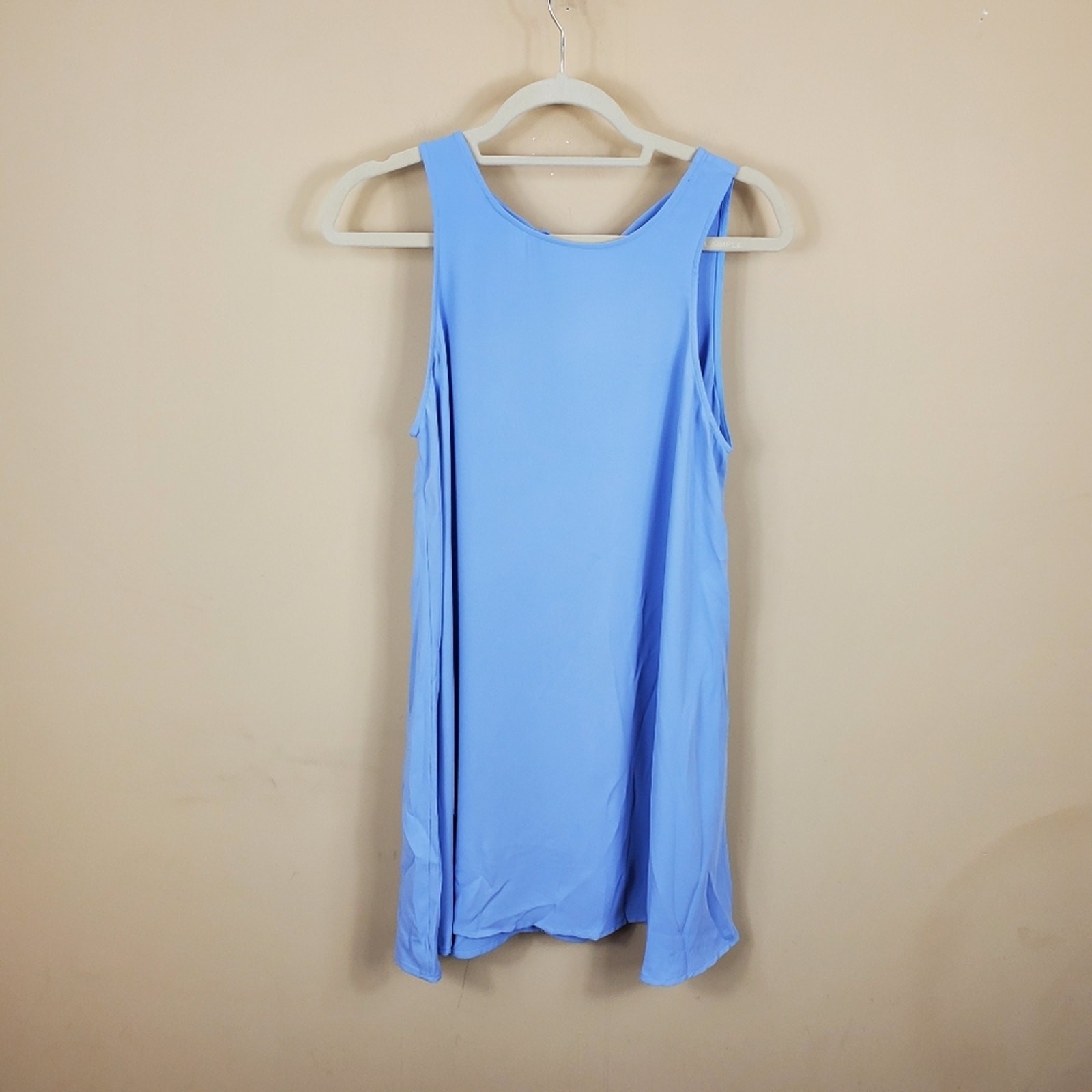 Amanda Uprichard Le Tote Sleeveless Back Tie Dress in Blue Size XS