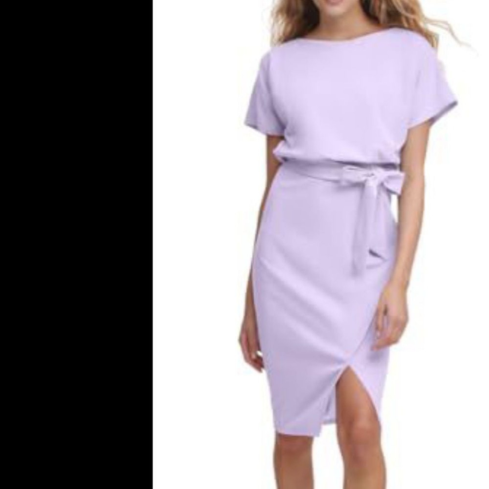 Kensie NWT Tie Waist Ultraviolet Dress Size 8