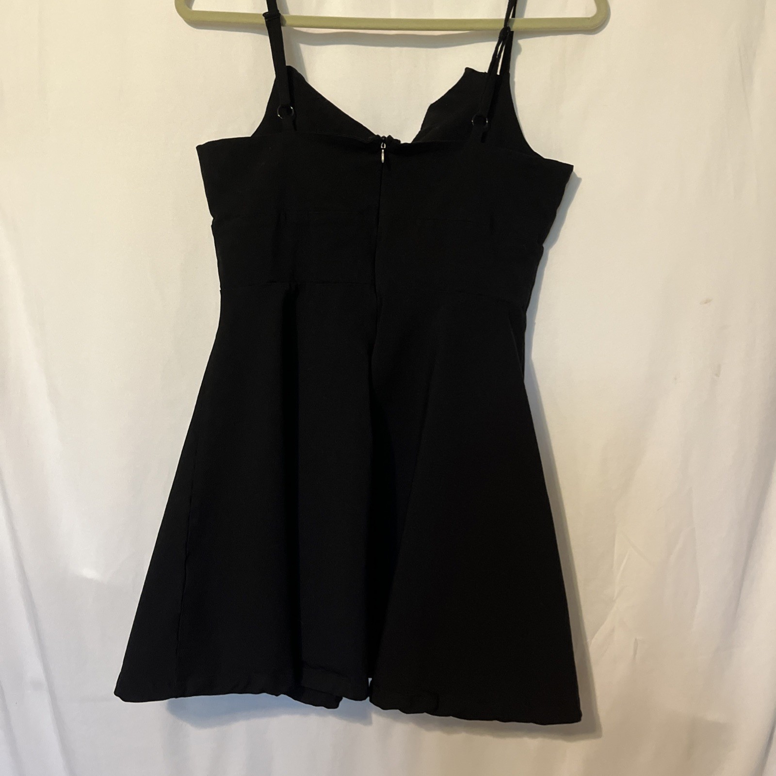 Killstar Black Dress Spaghetti Straps Stretch Goth Small Medium READ