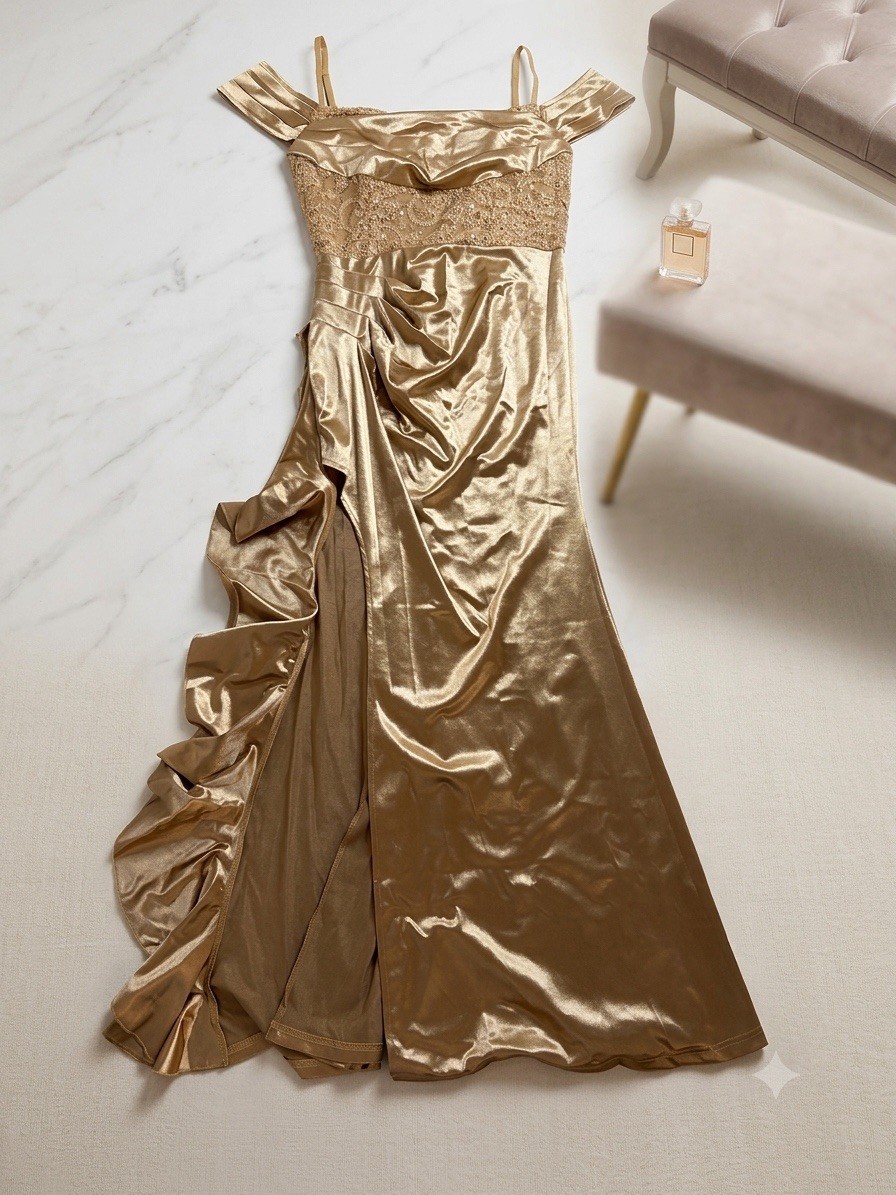Vestido de Gala Dorado Miusol