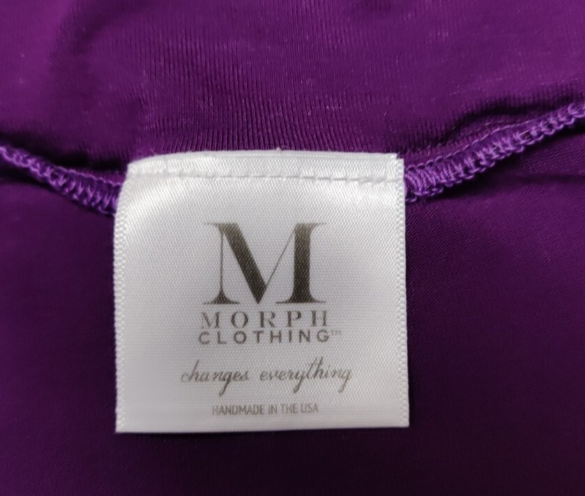 • Morph Clothing Solid Rich Plum Modal Capsule Versatile Dress Women’s Size XL