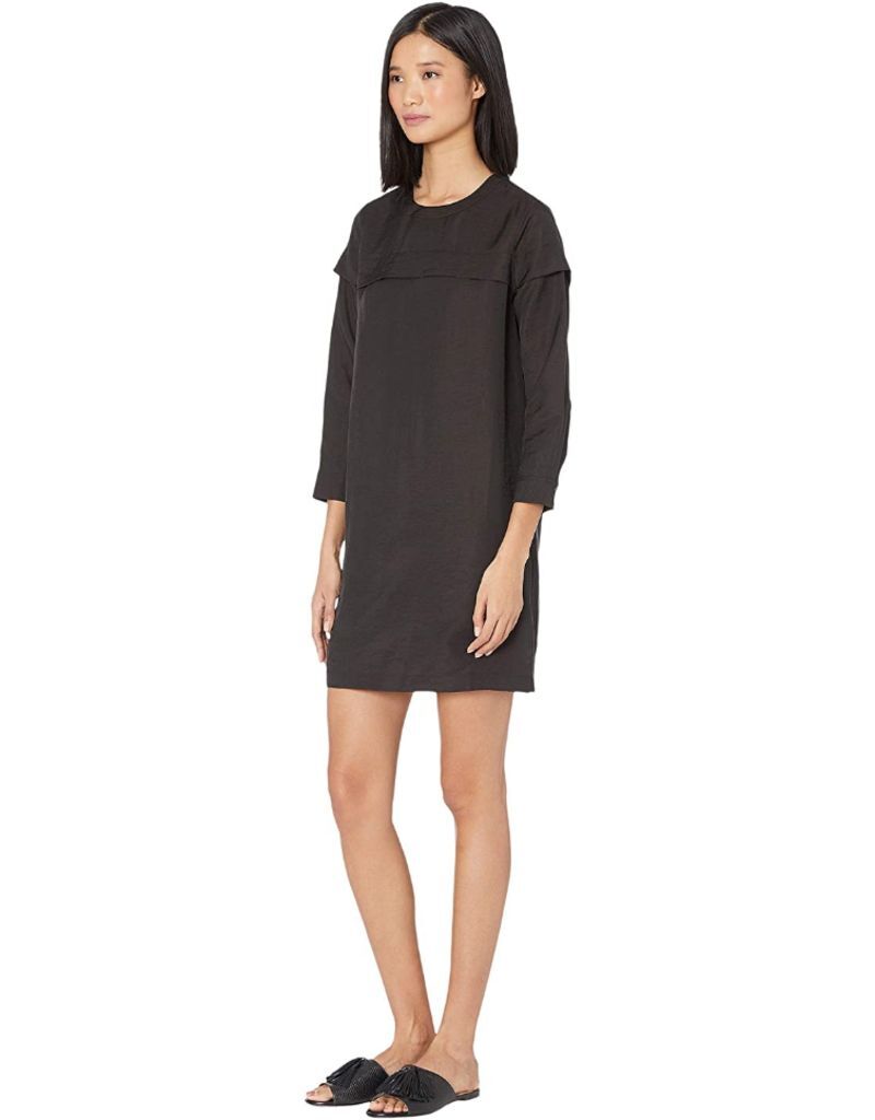 BLDWN Women’s Annika Jewel Neck Long Sleeves Button Cuff Size M