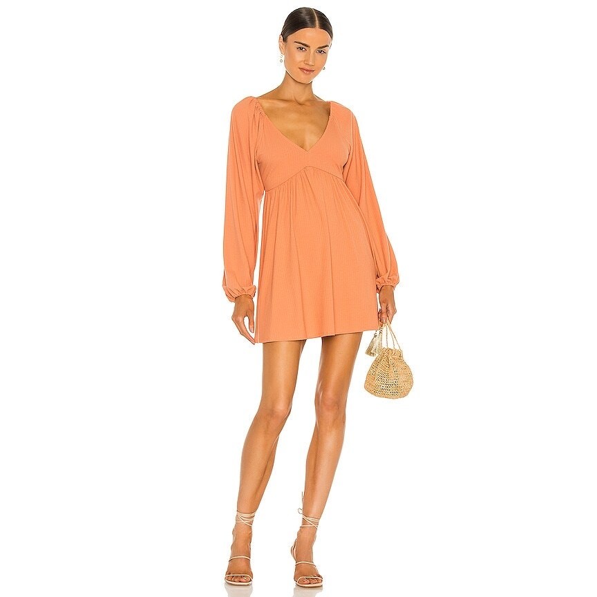Revolve Lovers and Friends Giorgia Party Dress Ginger Orange Size Small