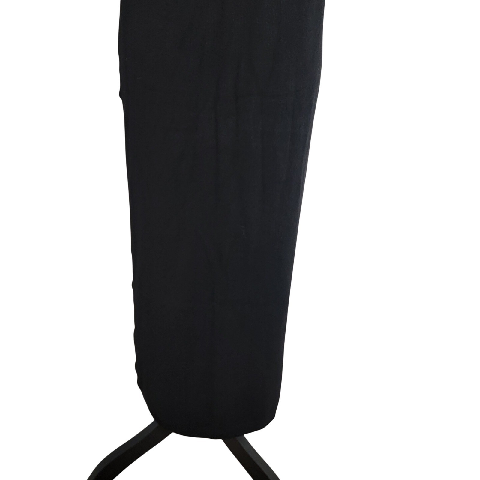 Alchemia Tricot Made in Italy Medium Black Sleeveless Maxi Knit Dress Minimalist