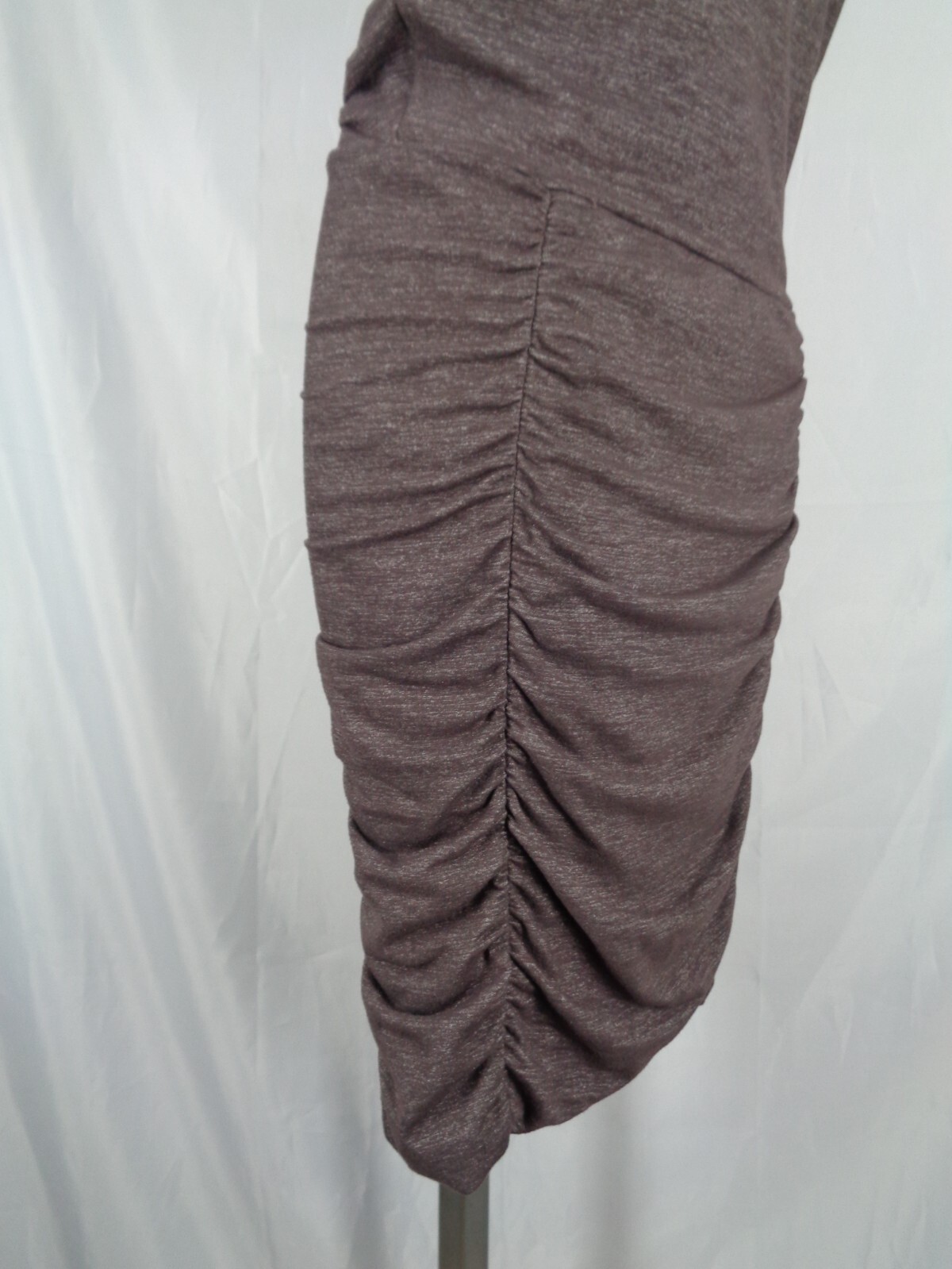 Athleta Heathered Tulip Ruched Long Sleeve Dress Size XS