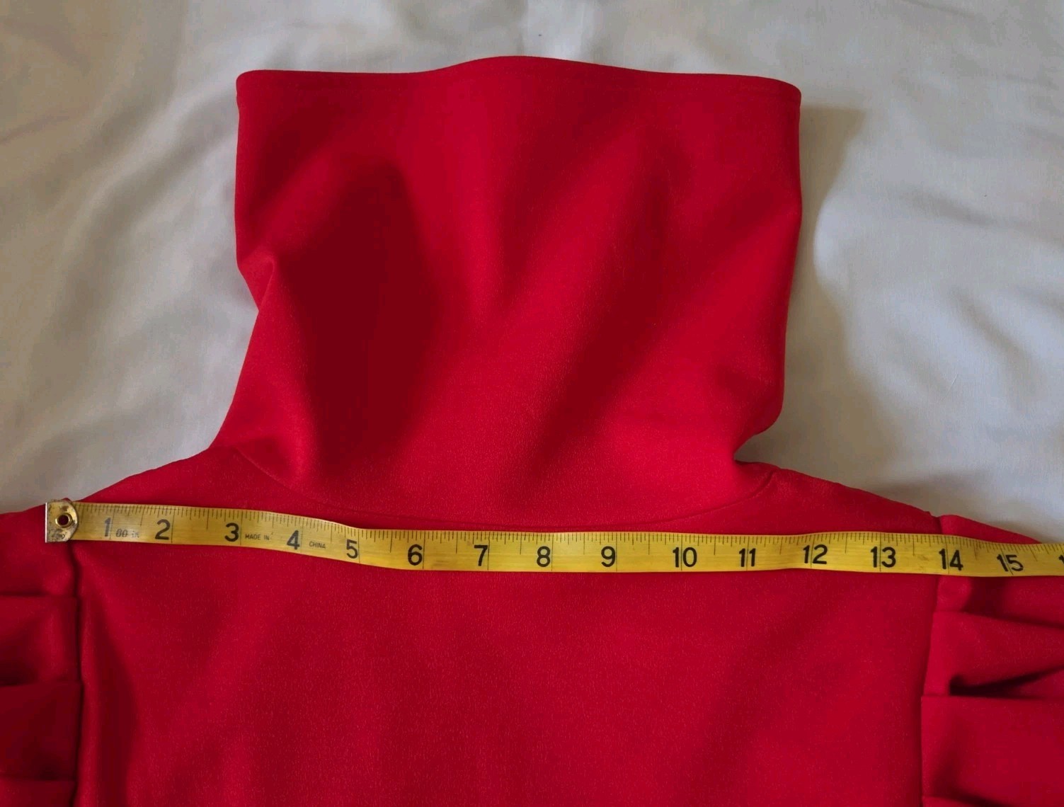 Samuel Dong Small Coat Dress Red High Low