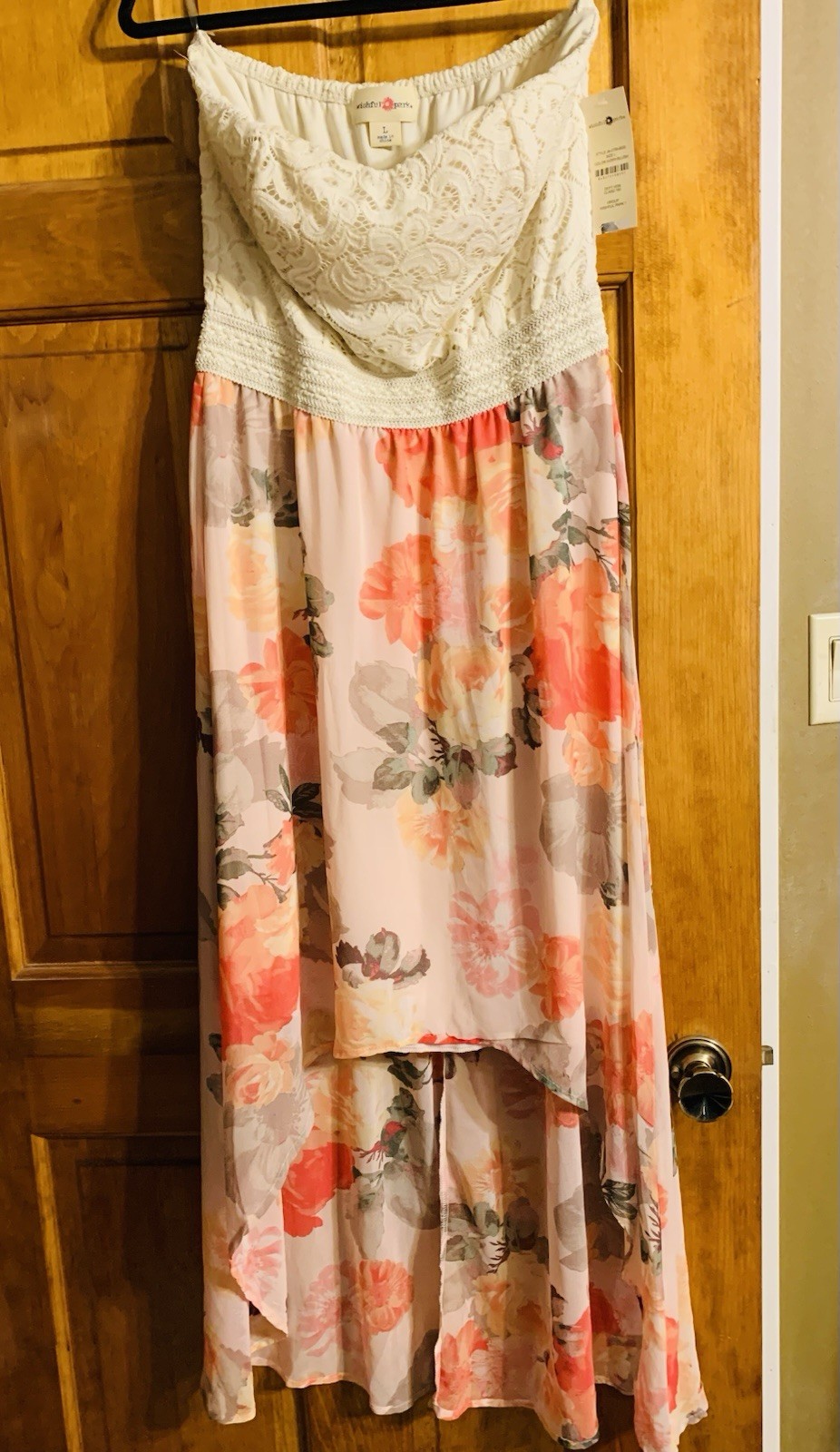 NWT Womens Size L Large Hi-Low Sundress From Wishful Park Sleeveless