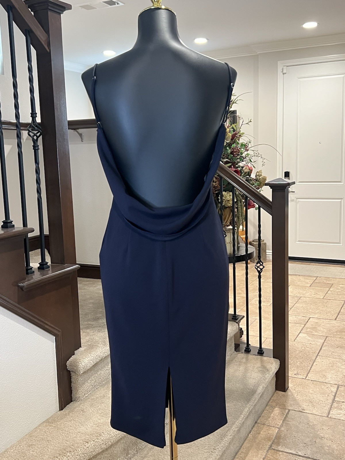 Little Black Dress Scoop Back, Slimming – Size Medium