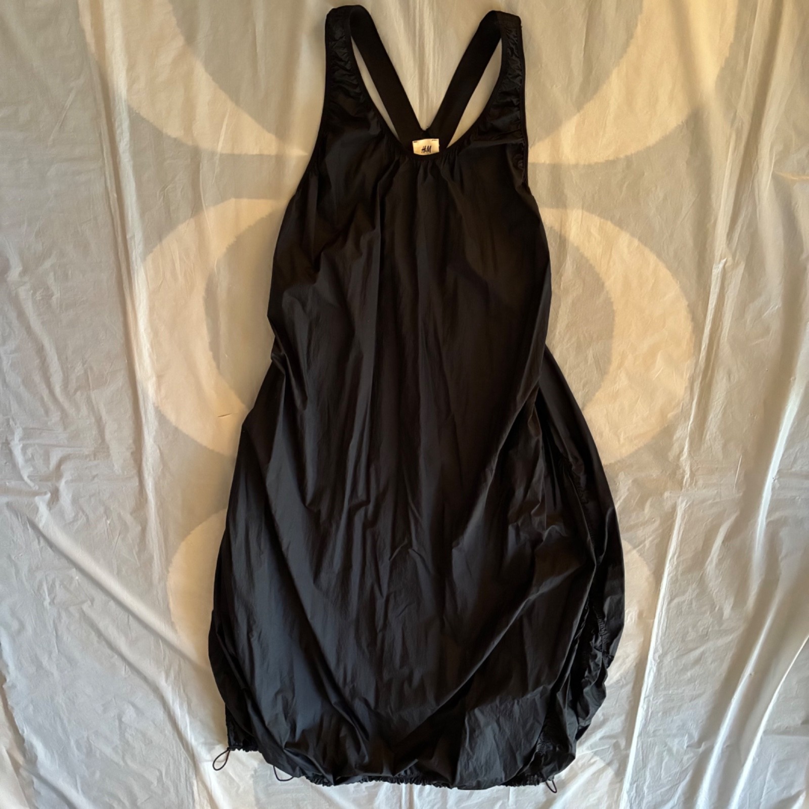 H&M STUDIO Black Parachute Dress 2017 L