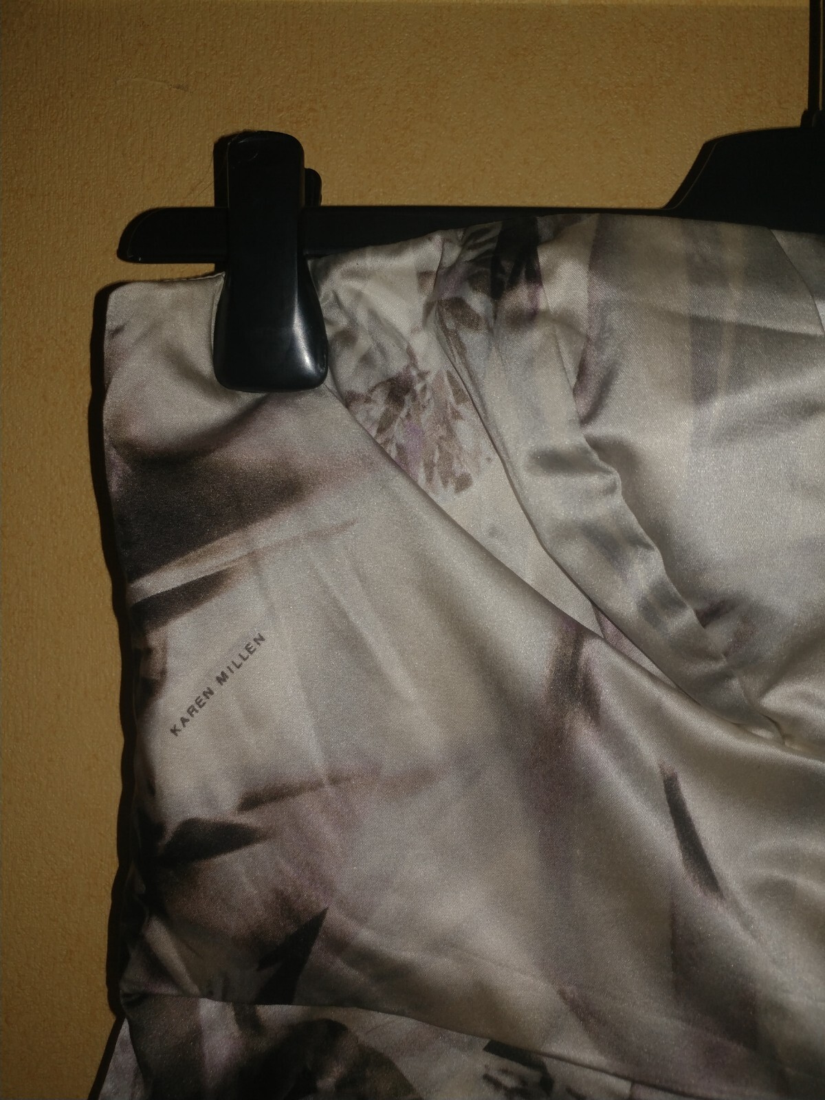 Karen Millen Cream Silk Bustier Cocktail Party Dress. UK Size 8
