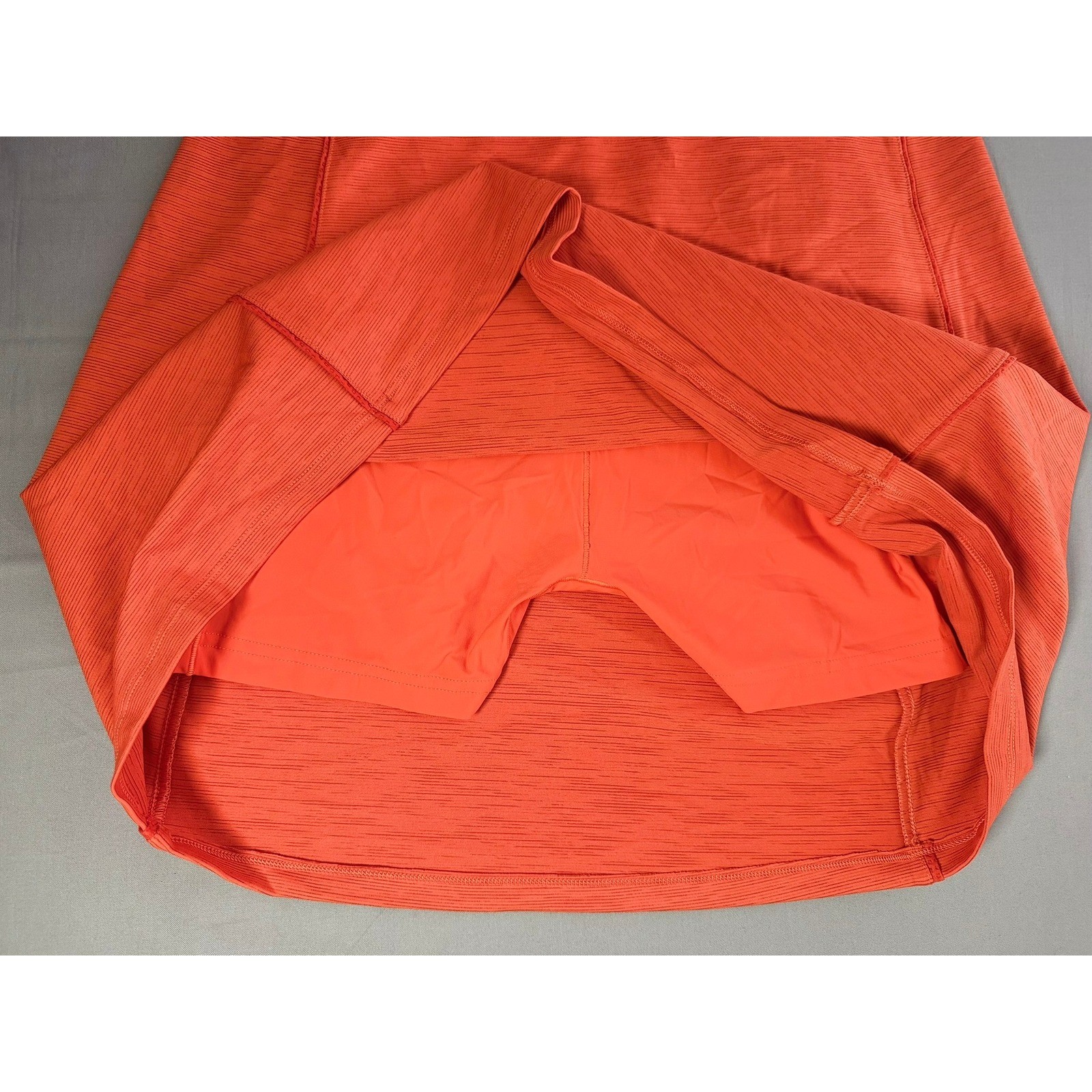Outdoor Voices Exercise Dress Orange Racerback Mesh Athletic Mini Dress Medium