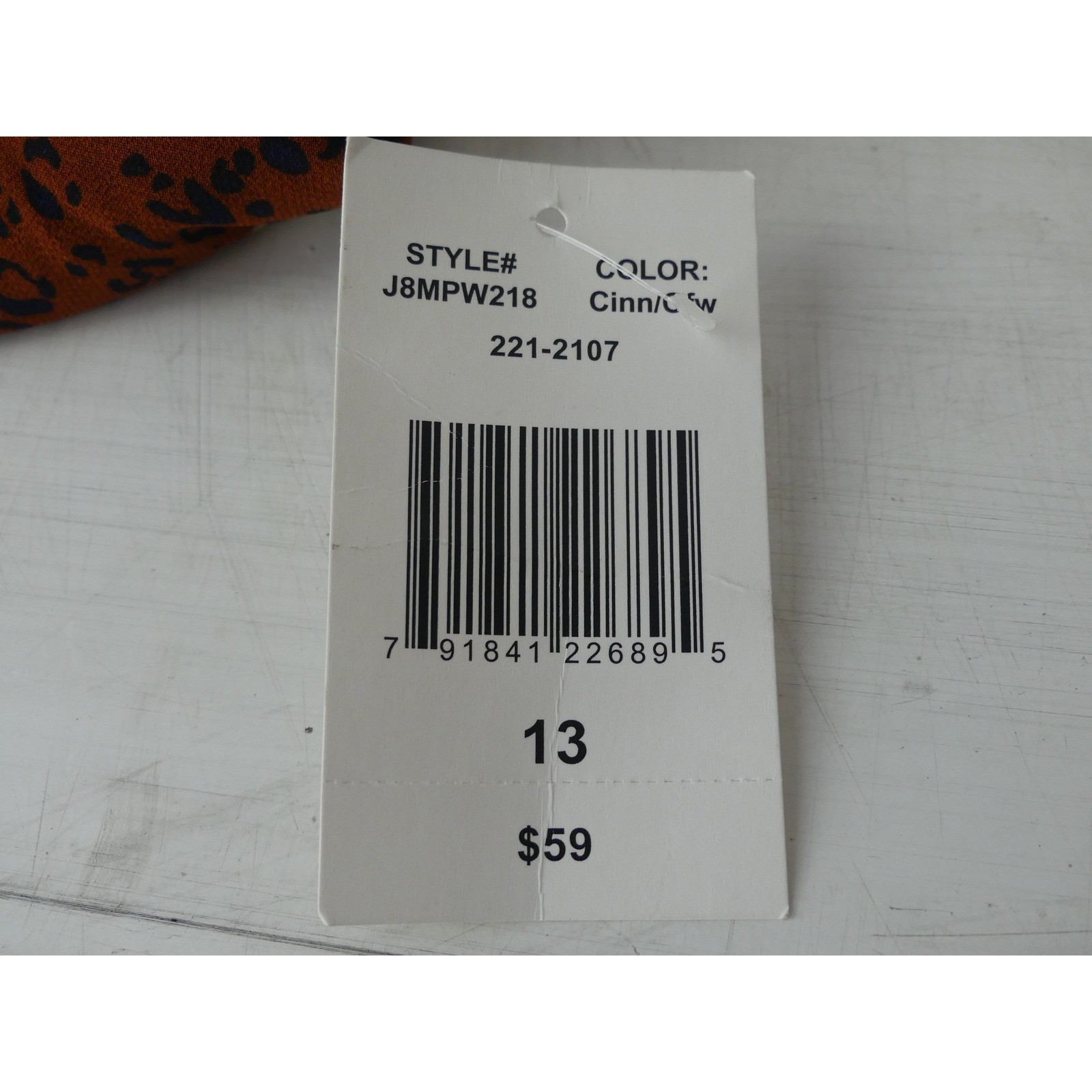 B. Smart Brown Leopard Daisy Print Mini Dress Size 13 NWT