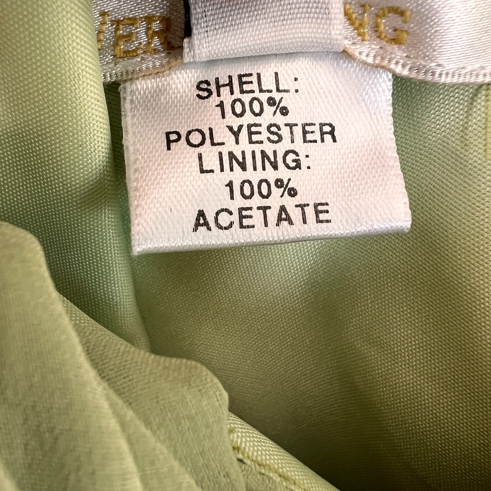 Vera Wang Sage Green Maxi Formal Dress Women’s 2 Draped Scarf Goddess Bridesmaid