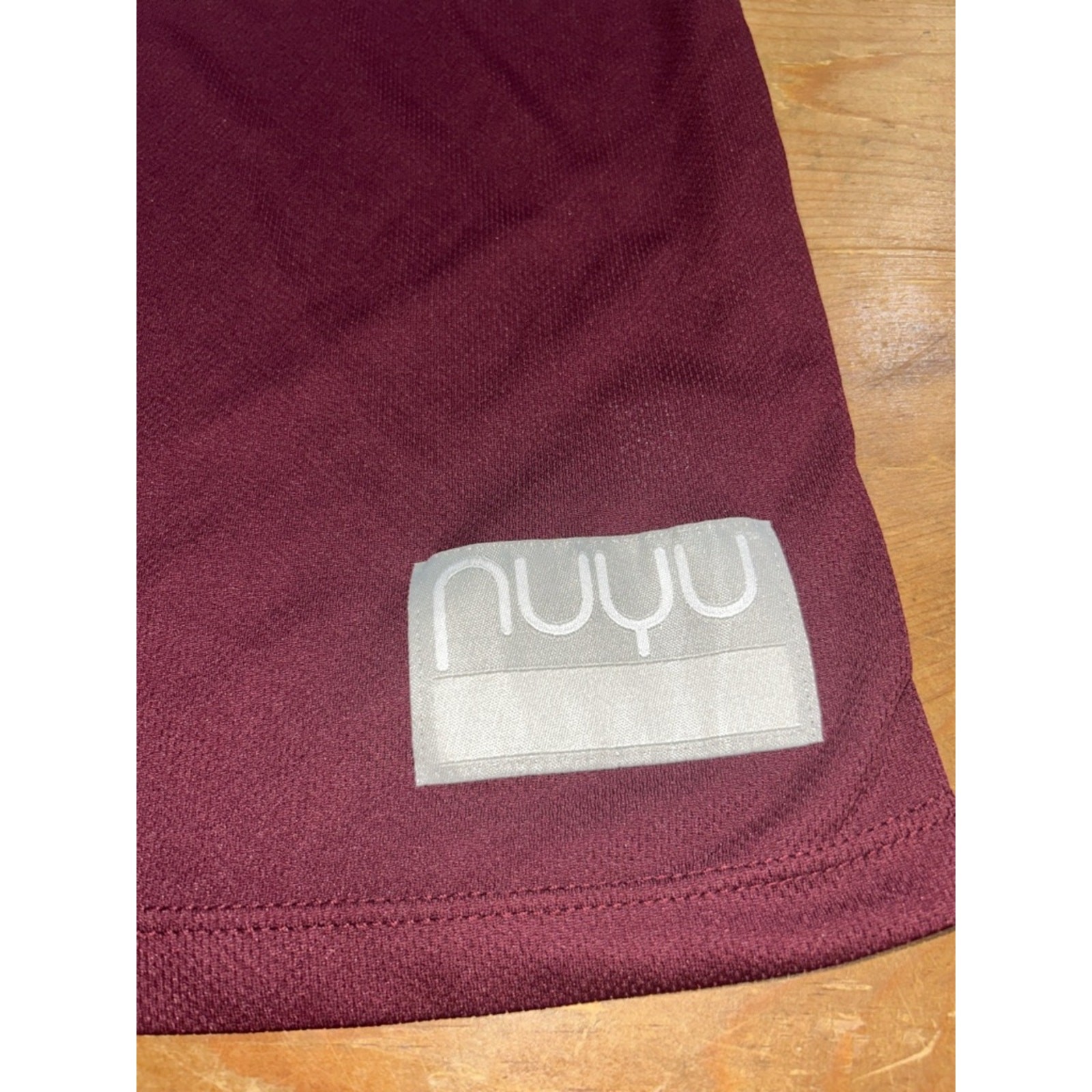 Maroon ’76’ Sleeveless Jersey Dress size small