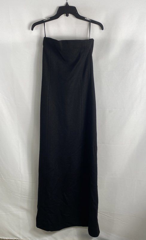 Banana Republic Women’s Black Strapless 100% Wool Maxi Sheath Dress NWT Sz 8