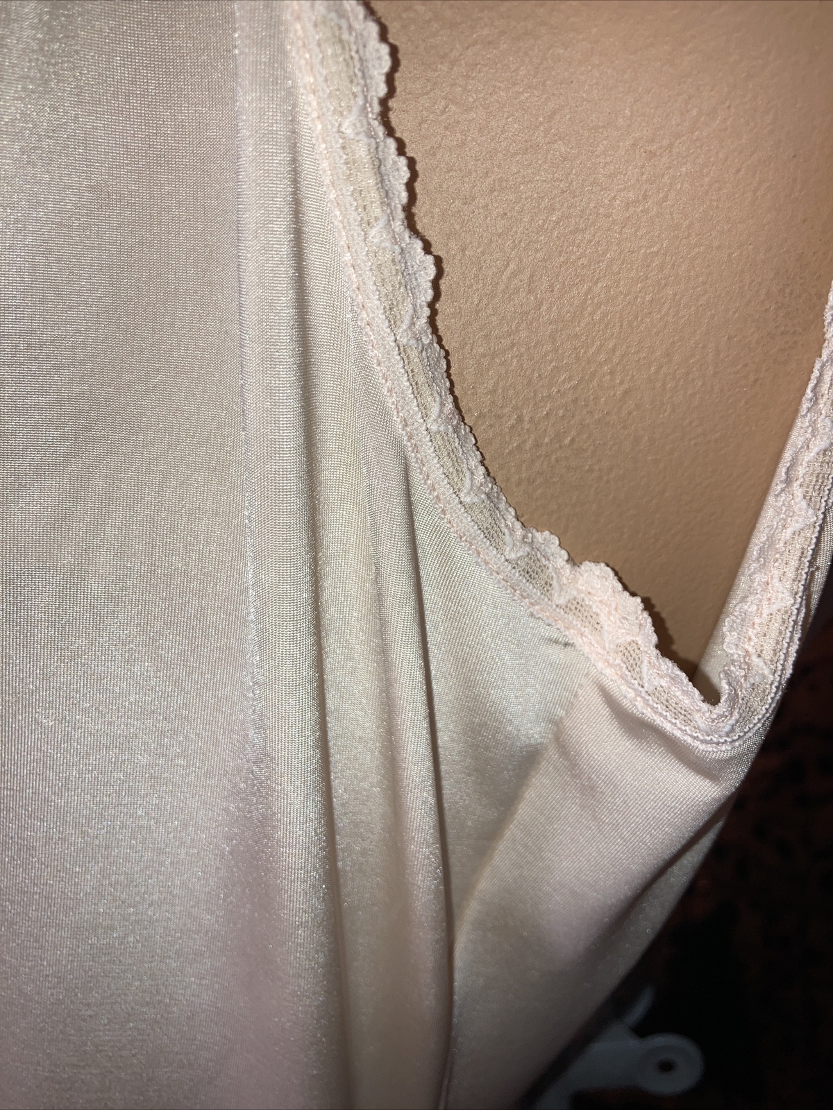 Michal Negrin Pale Pink Camisol Slip Dress Size L
