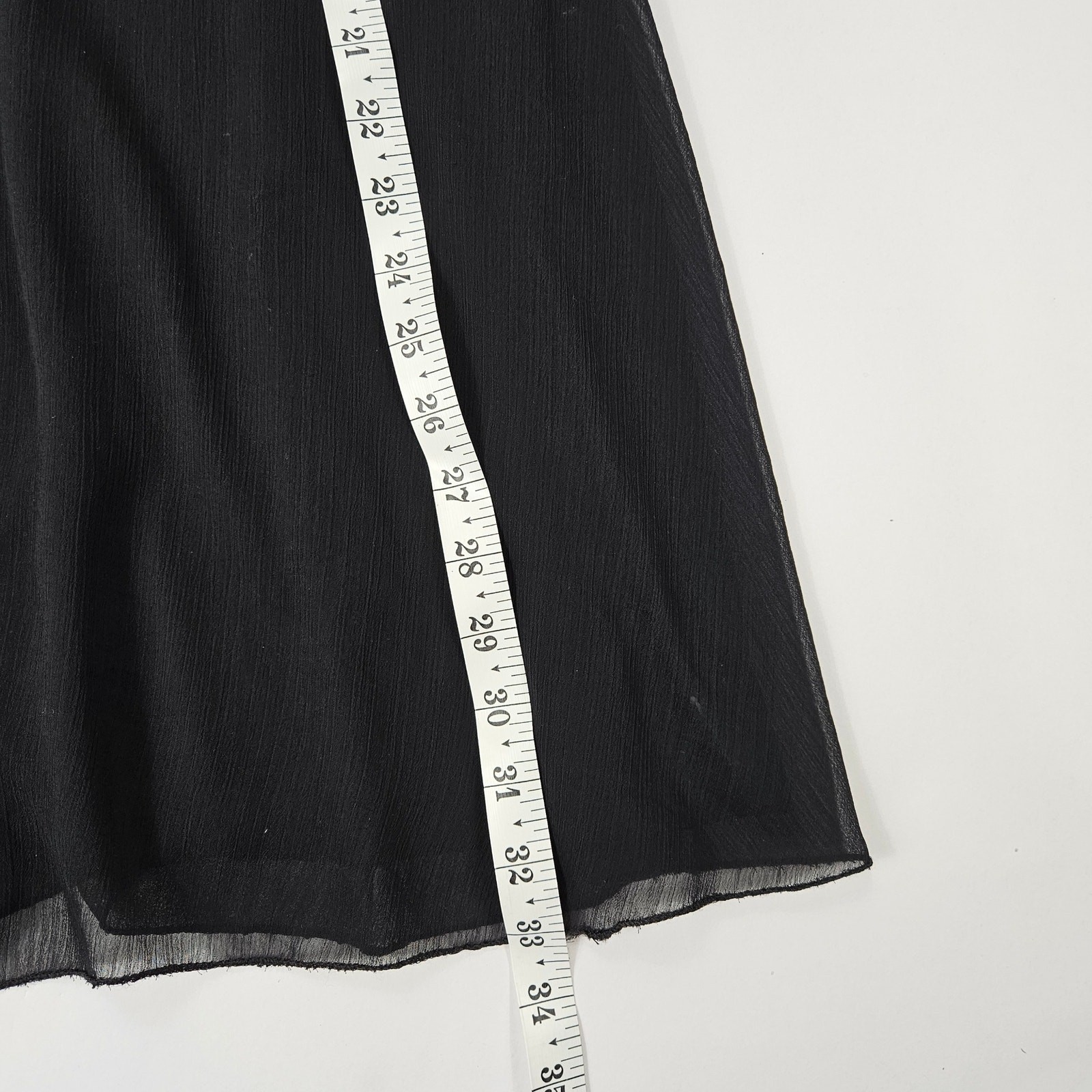 Euro Black Sequin Mini Dress Tie-Back – Size Small