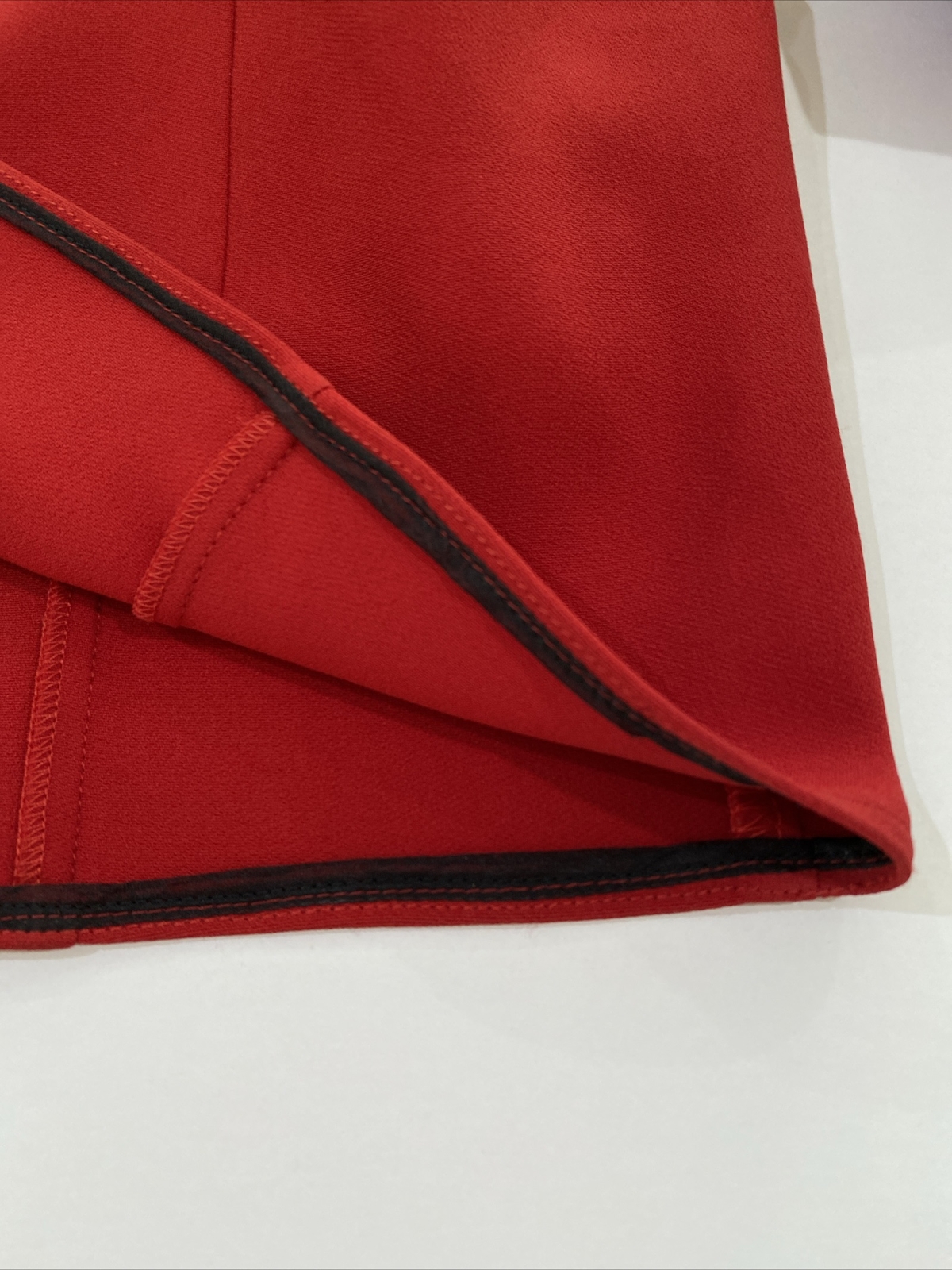 RealReal Ermanno Scervino Women’s V-Neck Red Peplum Dress M IT 42/44 US 6/8