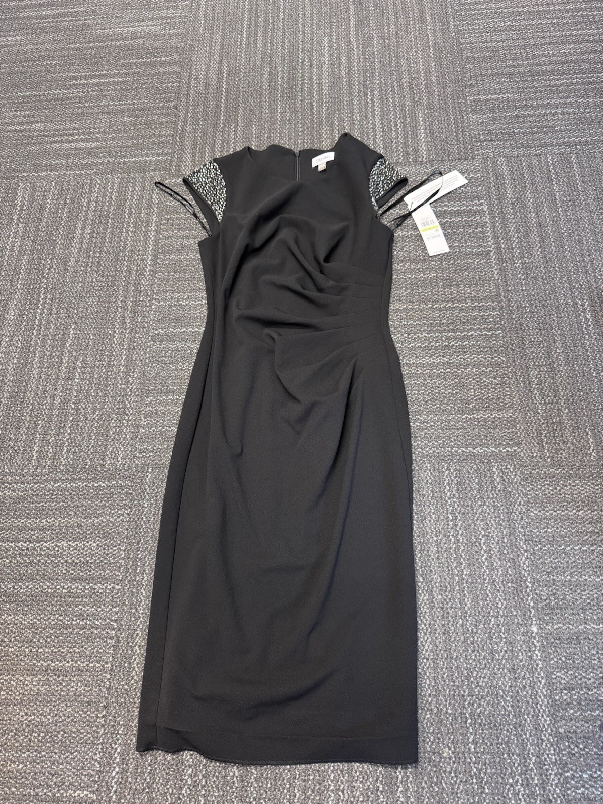 Calvin Klein Size 4 Little Black Dress Total Length 40 Inches ￼