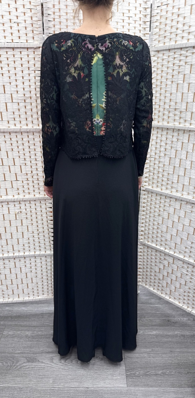 Michal Negrin Elegant Full length Floral dress Size – 38 – NWT
