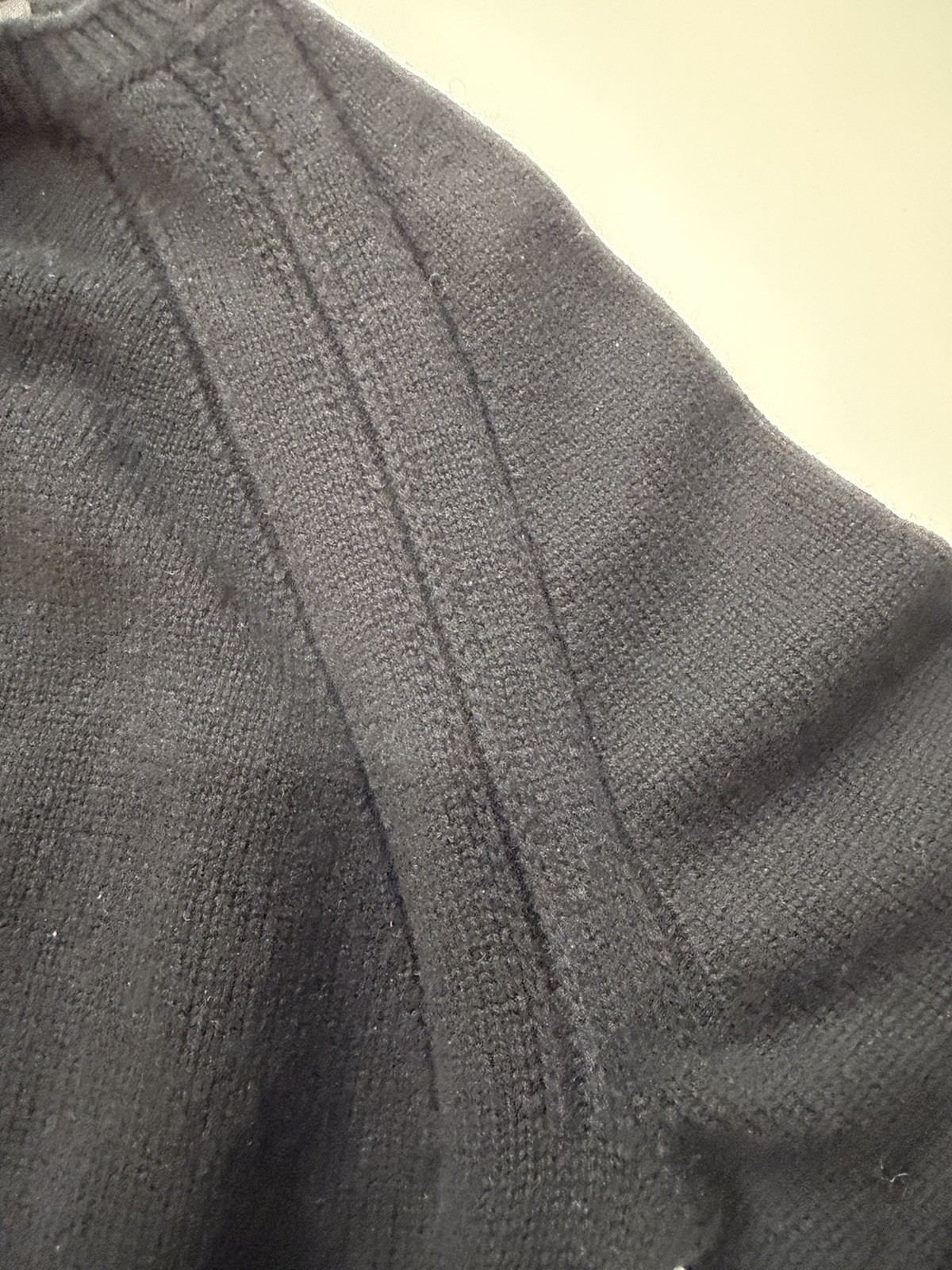 HELMUT LANG WOOL BLEND BACK Small Sweater Reglan With Ruffles On Sleeve