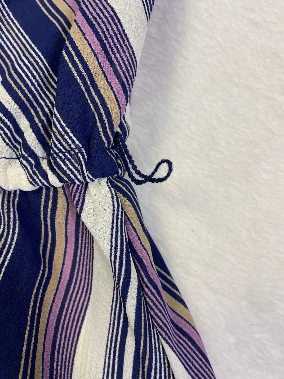 Vintage Jonathan Martin Multicolor Striped long Dress Size 5-6 Long Sleeve