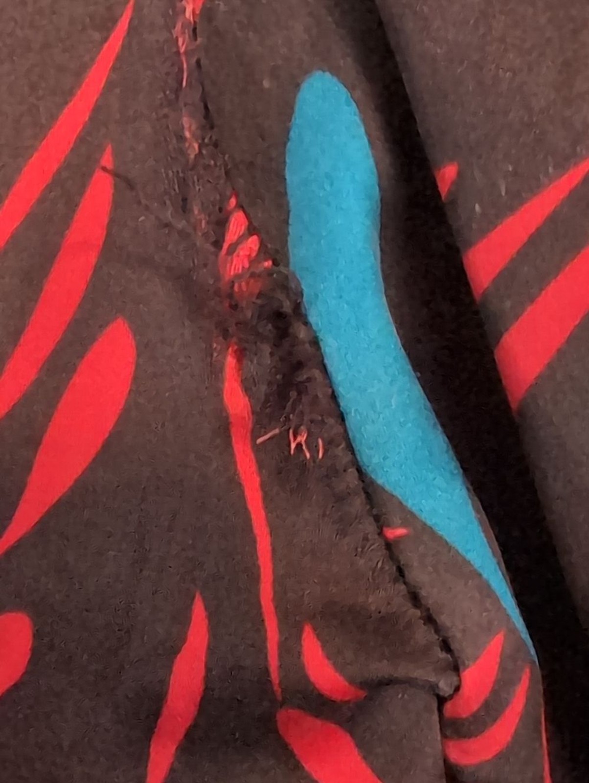 FLAWED Vertigo Paris Black Abstract Print Silk Dress Size Medium SEE PHOTOS