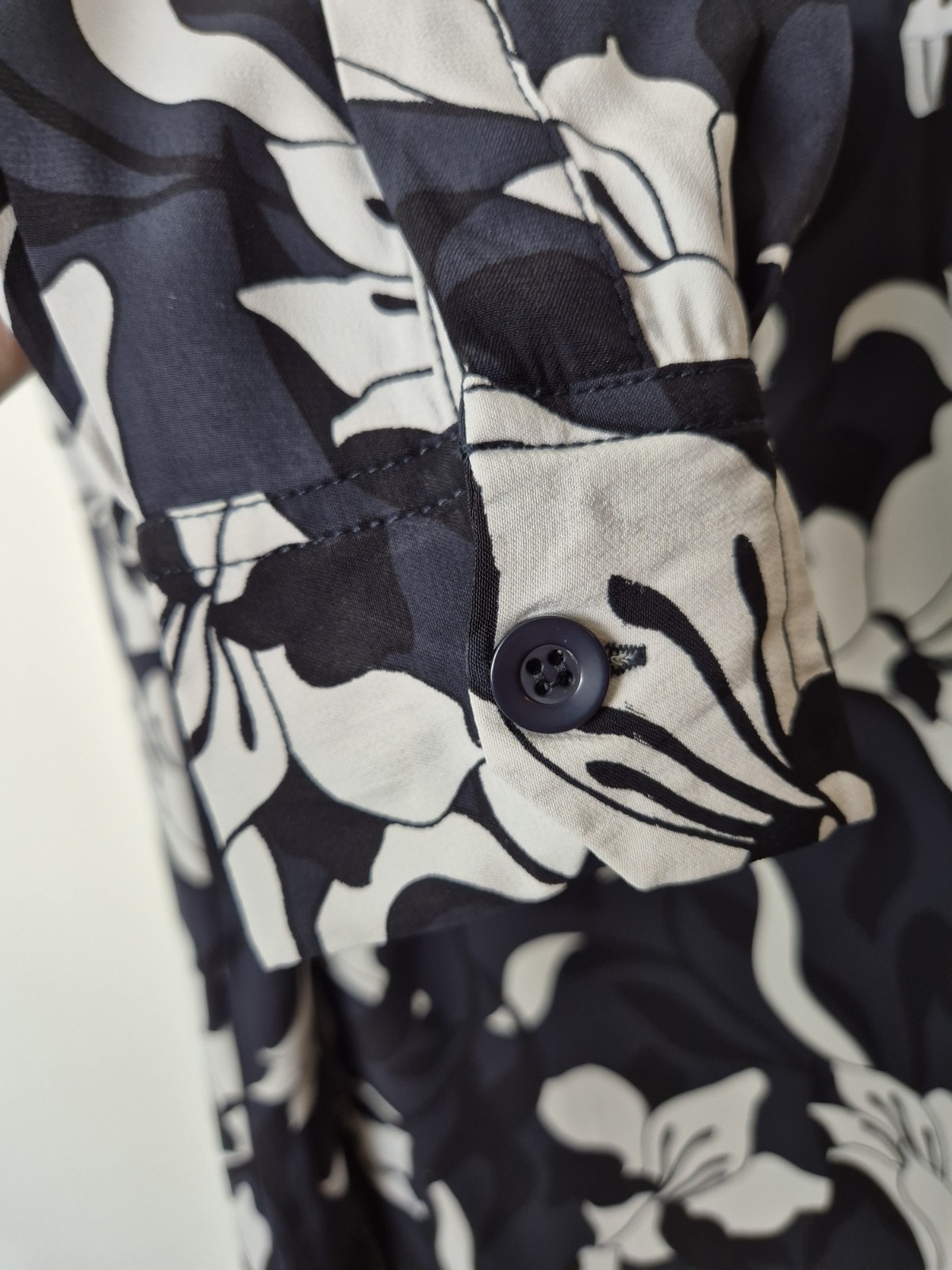 KIN John Lewis Loki Floral Print Button Collar Midi Dress Size 12