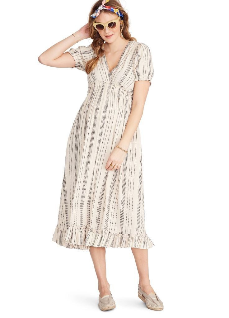 Hatch Maternity Women’s THE AMELIA DRESS Cotton Gauze Size 2 (M/8-10) $268 NEW