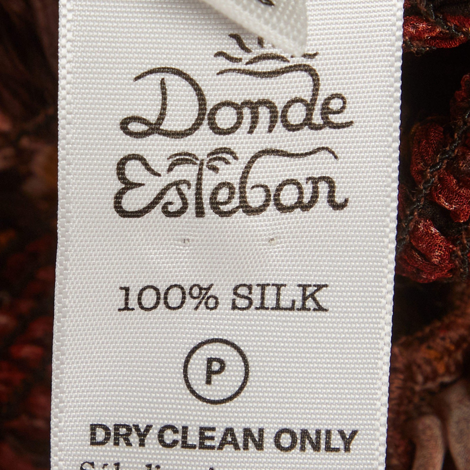 Donde Esteban Multicolor Silk Chiffon Estrellitas Mini Dress XS