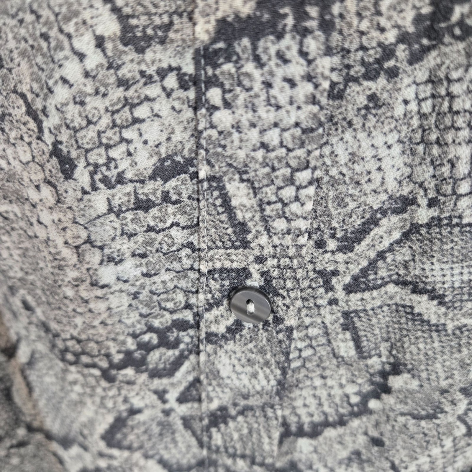 1. State Snakeskin Print Button Front Maxi Shirt Dress Women’s Size Medium NEW