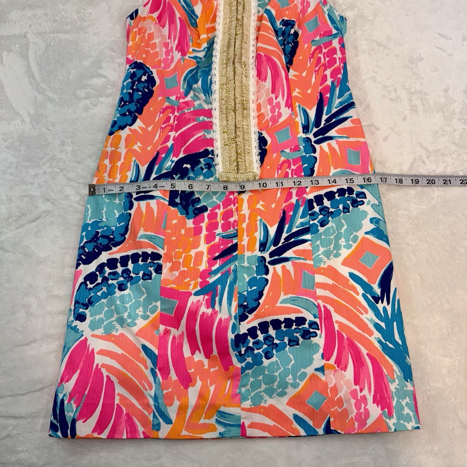NWT $198 Lilly Pulitzer ALEXA Multi Goombay Smashed Shift Dress Womans Sz 2 New