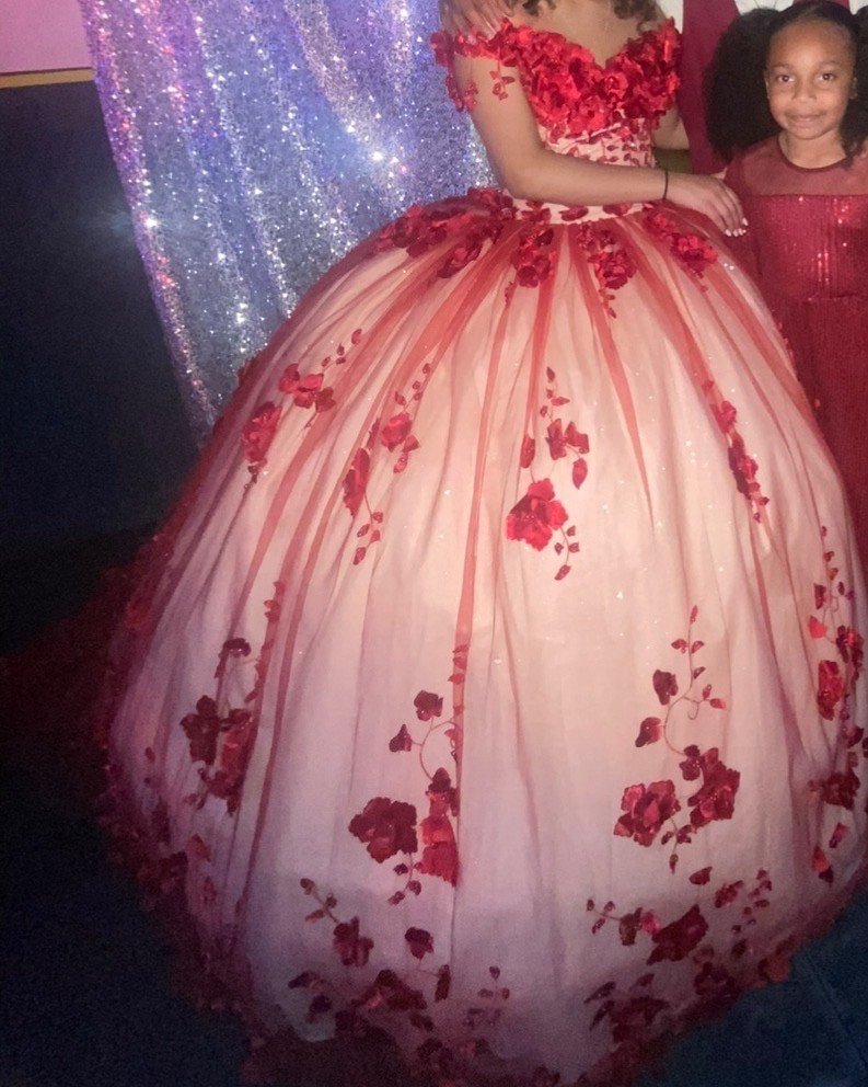 Luxury Custom Quinceañera Ball Gown – $2,500 Make an unforgettable entrance in