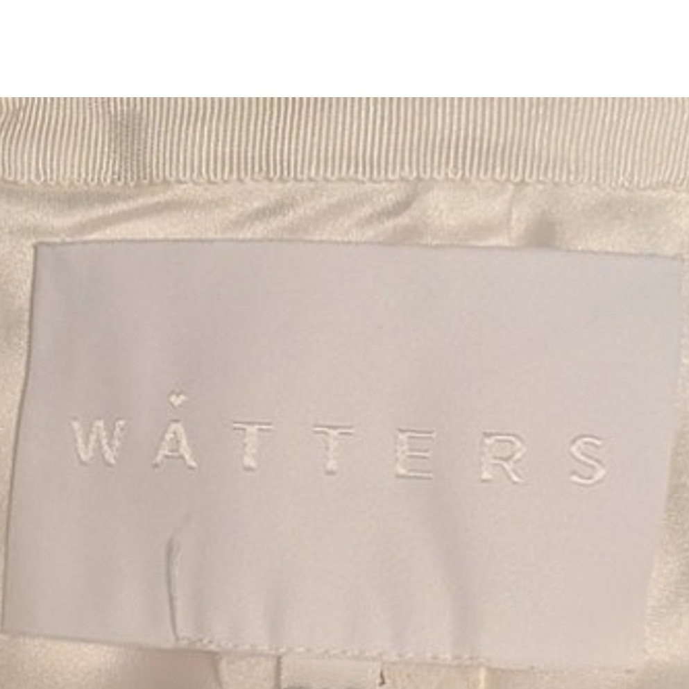 Watters Orlies Wedding Gown Size 2 Ivory Strapless Slit Bridal Dress NWT