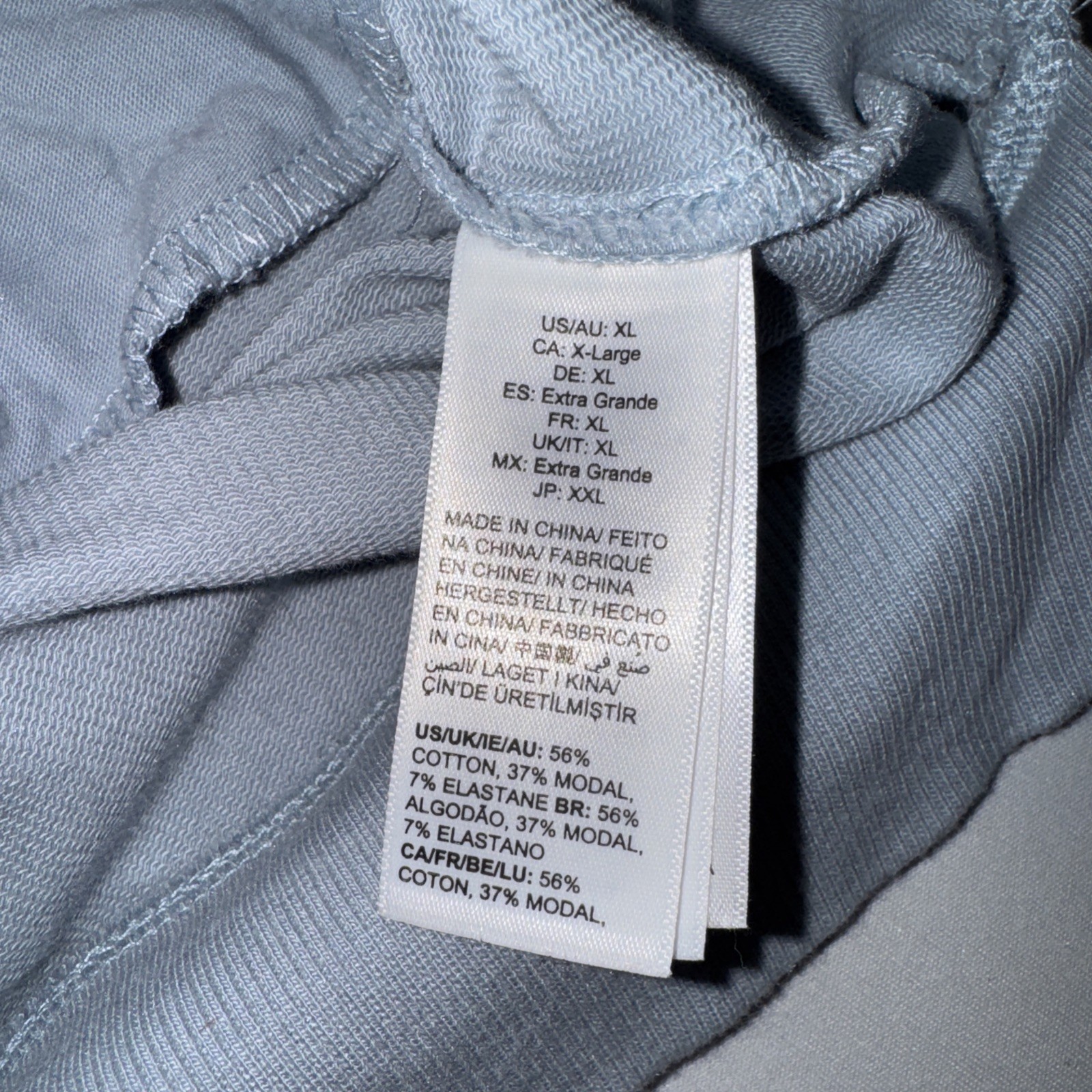 NEW The Drop Blue Claudia Hoodie Stretch Sweater Dress Oversize Long XL, Leisure