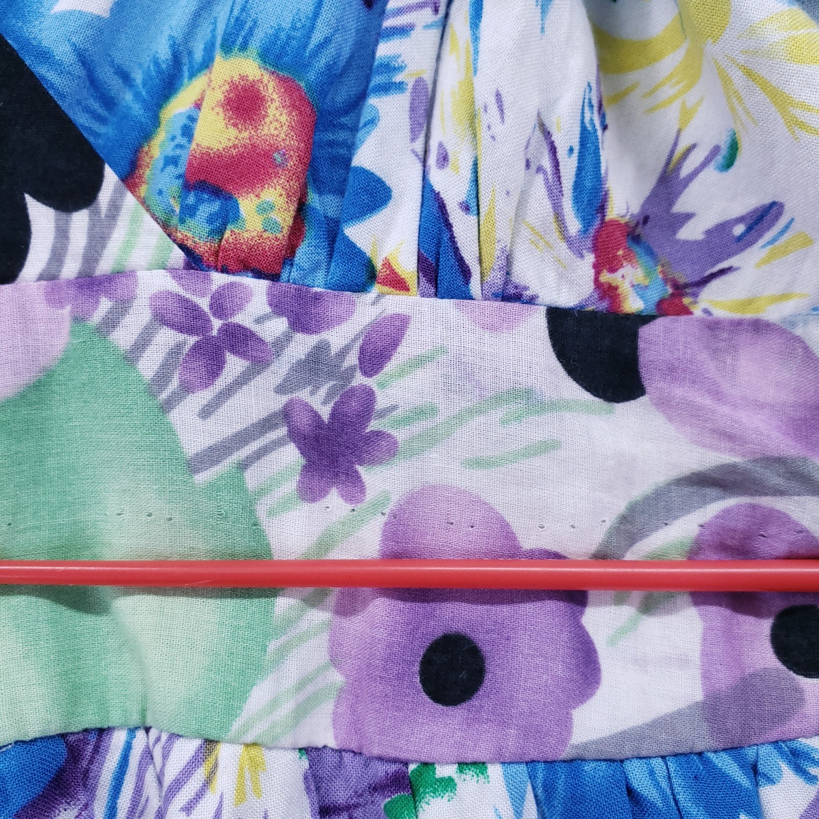 Flora Paris Design Made In French A Line Dress Size Small Floral Multicolor